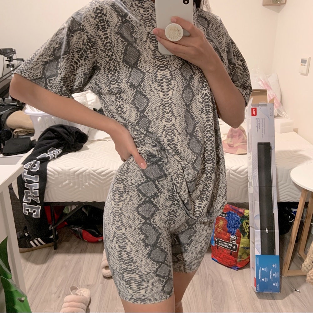 Biker short set